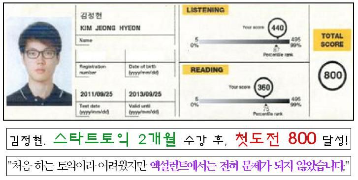 김정현 스타트토익 800